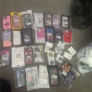 Lot of cell phone cases! With bonus free items!!